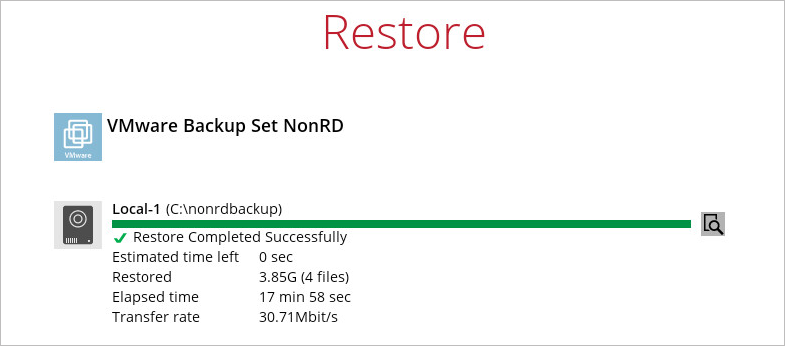 Restore VM to same or different VMware / Hyper-V host 02